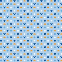 Mickey Icons Blue (Embossed) EK Succes
