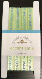 Accent Satin Birthday Boy