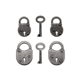Adornments Lock + Keys - Tim Holtz Idea-Ology