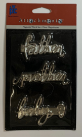 Magnetic Words Father, Mother, Baby - Provo Craft