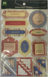 Eliza Tags Dimensional Stickers - Making Memories