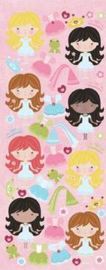 46 Chipboard Stickers Dress-a-Princess