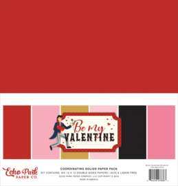 Be My Valentine Solids 12x12 - Echo Park