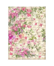 Blue Dream Bougainville Rice Paper A4 -Stamperia