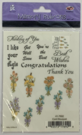 Card Bouquet Rub-Ons - Provo Craft