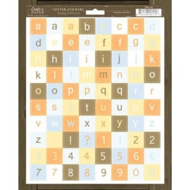 Letter Stickers Cowboy Collection - Crate Paper