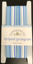 Striped Grosgrain Whimsical Winter