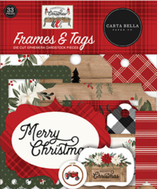Farmhouse Christmas Frames & Tags - Carta Bella