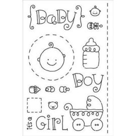 Baby Clear Stamps photopolymer