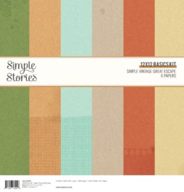 Simple Vintage Great Escape Basics 12x12 - Simple Stories