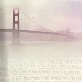 Warehouse Art Golden Gate Bridge (Transparency) - Creative Imaginations