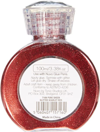 Pure Sheen Glitter Scarlet Red - Nuvo