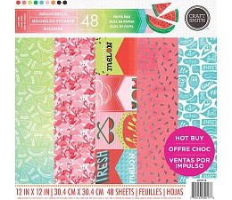 Melon Patch 12x12 Paper Pad 48 sheets Craft Smith