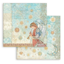 Christmas Greetings 12x12 Paper Pad -Stamperia