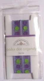 Polka Dot Organdy Lime Rickey