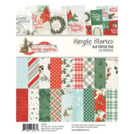 Country Christmas Paper Pad 6x8 - Simple Stories