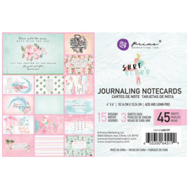 Surf Board Journaling Notecards 4x6 - Prima Marketing