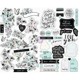 Flirty Fleur Sticker Sheets - Prima Marketing