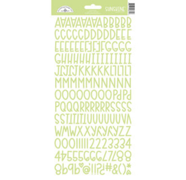 Limeade Sunshine Alpha Stickers - Doodlebug