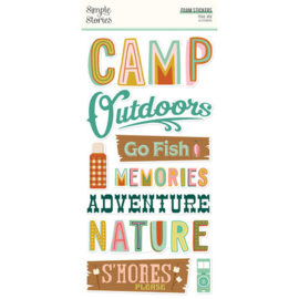 Trail Mix Foam Stickers - Simple Stories