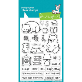Den Sweet Den Clear Stamps - Lawn Fawn