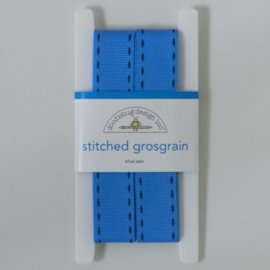 Stitched Grosgrain Blue Jean