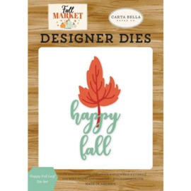 Fall Market Happy Fall Leaf Die Set - Carta Bella