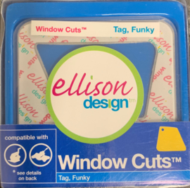 Window Cuts Tag Funky - Allison Design