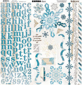 Woodland Winter Combo Stickers - Bo Bunny