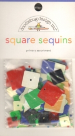 Square Sequins Primary Assortment - Doodlebug