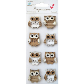 Kraft Owls handmade - Vaessen Creative