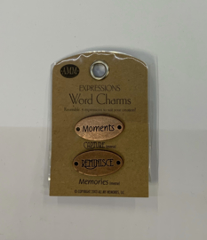 Moments Metal Word Charms - AMM