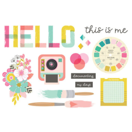 True Colors Page Pieces - Simple Stories