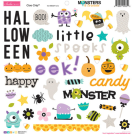 Monsters & Friends Chipboard Icons - Bella BLVD