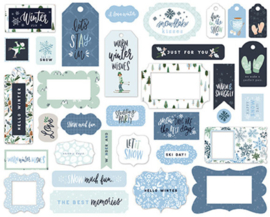 Winter Market Frames & Tags - Carta Bella