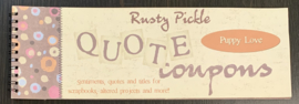 Quotes Coupons Puppy Love - Rusty Pickle