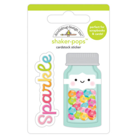 Cute & Crafty Shaker-Pops  Sequin Jar - Doodlebug