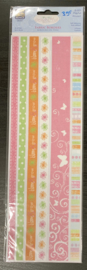 Delightful Playful Fabric Borders - Little Yellow Bicycle