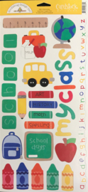 Cardstock Stickers Elementary - Doodlebug