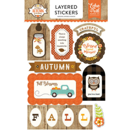 A Perfect Autumn Layered Stickers - Echo Park