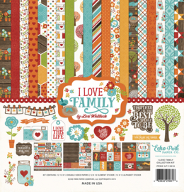 I Love Family Collection Kit Echo Park