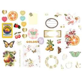 Fruit Paradise Ephemera & Stickers - Prima Marketing