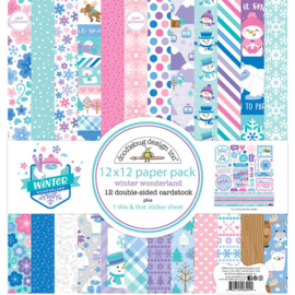 Winter Wonderland 12x12 Paper Pack - Doodlebug