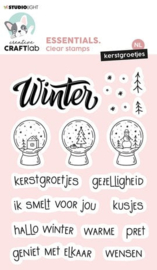 Clear Stamps Kerst groetjes - Creative Craftlab