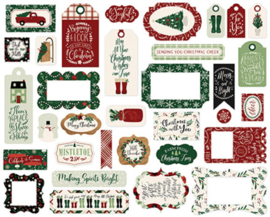 A Cozy Christmas Frames & Tags - Echo Park