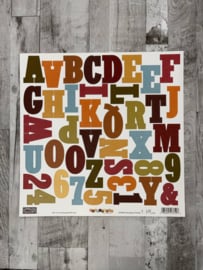 Monogram Stickers Alpha Flip-Flops - The Paper Loft