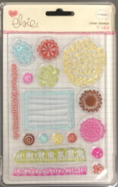 Lola Blooms Clear Stamps