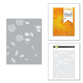 Four Layer Leaves Stencil - Fun Stampers Journey