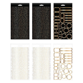 Metallic Sticker Book - Tim Holtz Idea-Ology