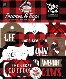 Let's Lumber Jack Frames & Tags - Echo Park